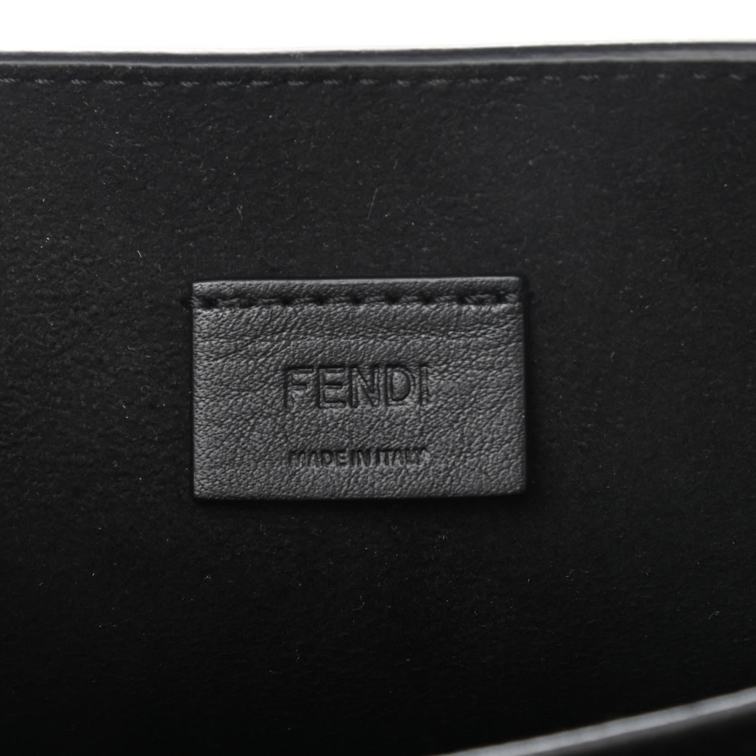 Fendi Vitello King Crystal Fab Crossbody Bag Black 7 of 11