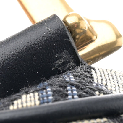 Christian Dior Oblique Saddle Bag Blue 11 of 13