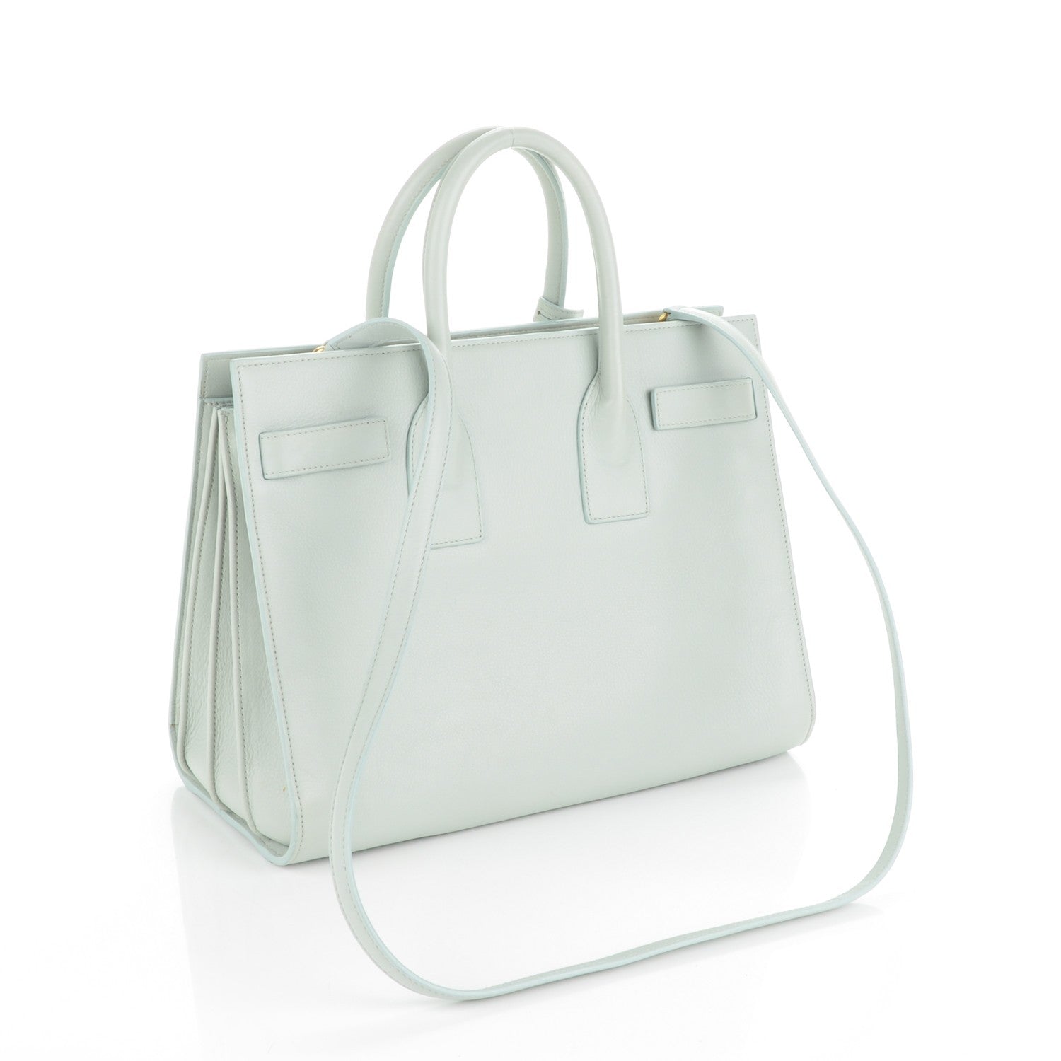 Saint Laurent Calfskin Small Sac De Jour Powder Blue 3 of 8