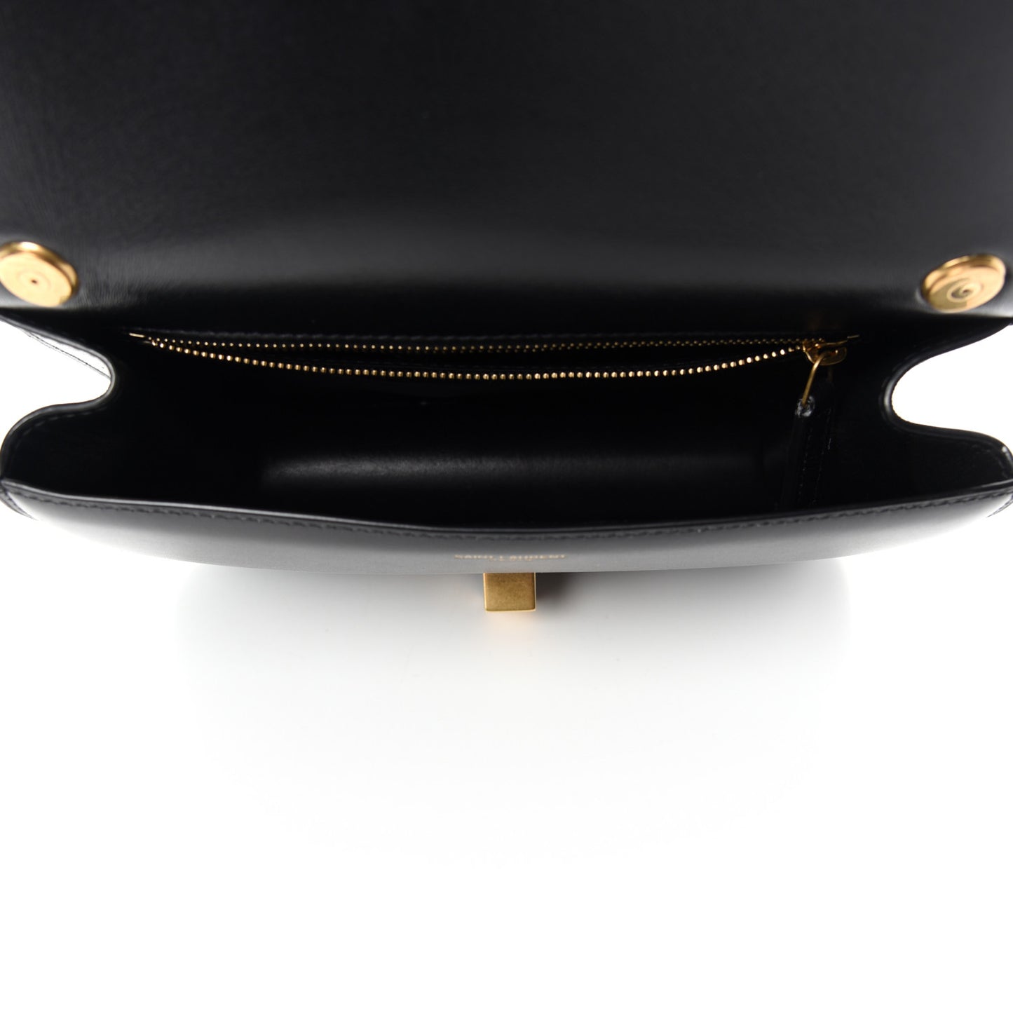 Smooth Calfskin Carre Satchel Black