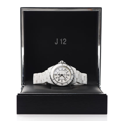 Chanel Stainless Steel Ceramic 38mm J12 Automatic Watch White 6 of 6