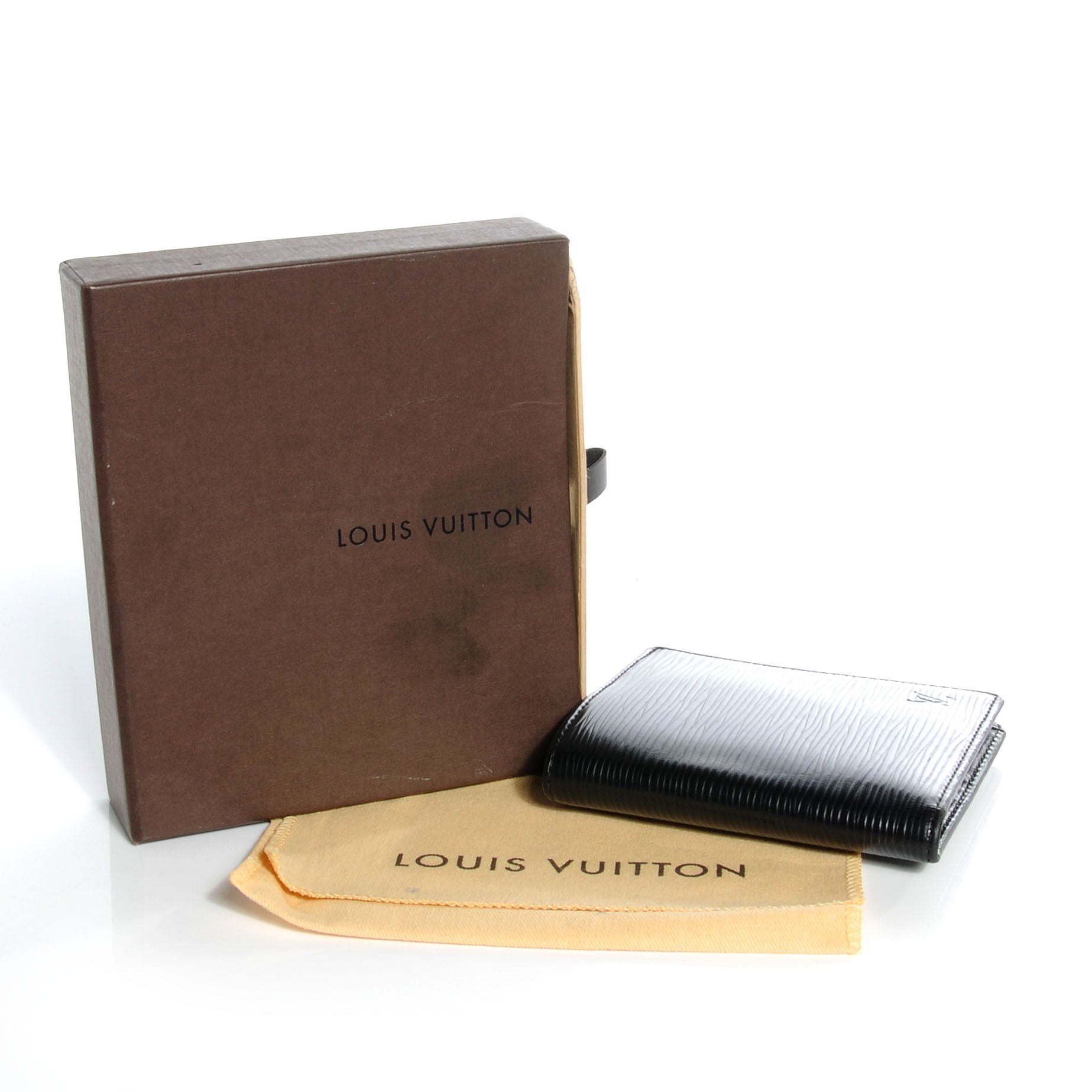 Louis Vuitton Epi Billfold Wallet 6 Slot Black 8 of 8