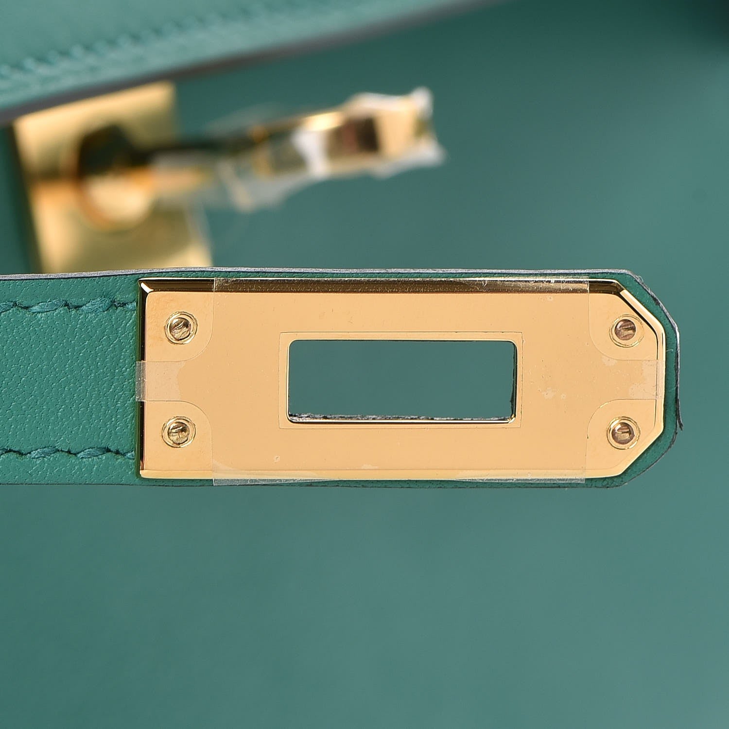 Hermes Swift Kelly Pochette Clutch Vert Vertigo 14 of 28
