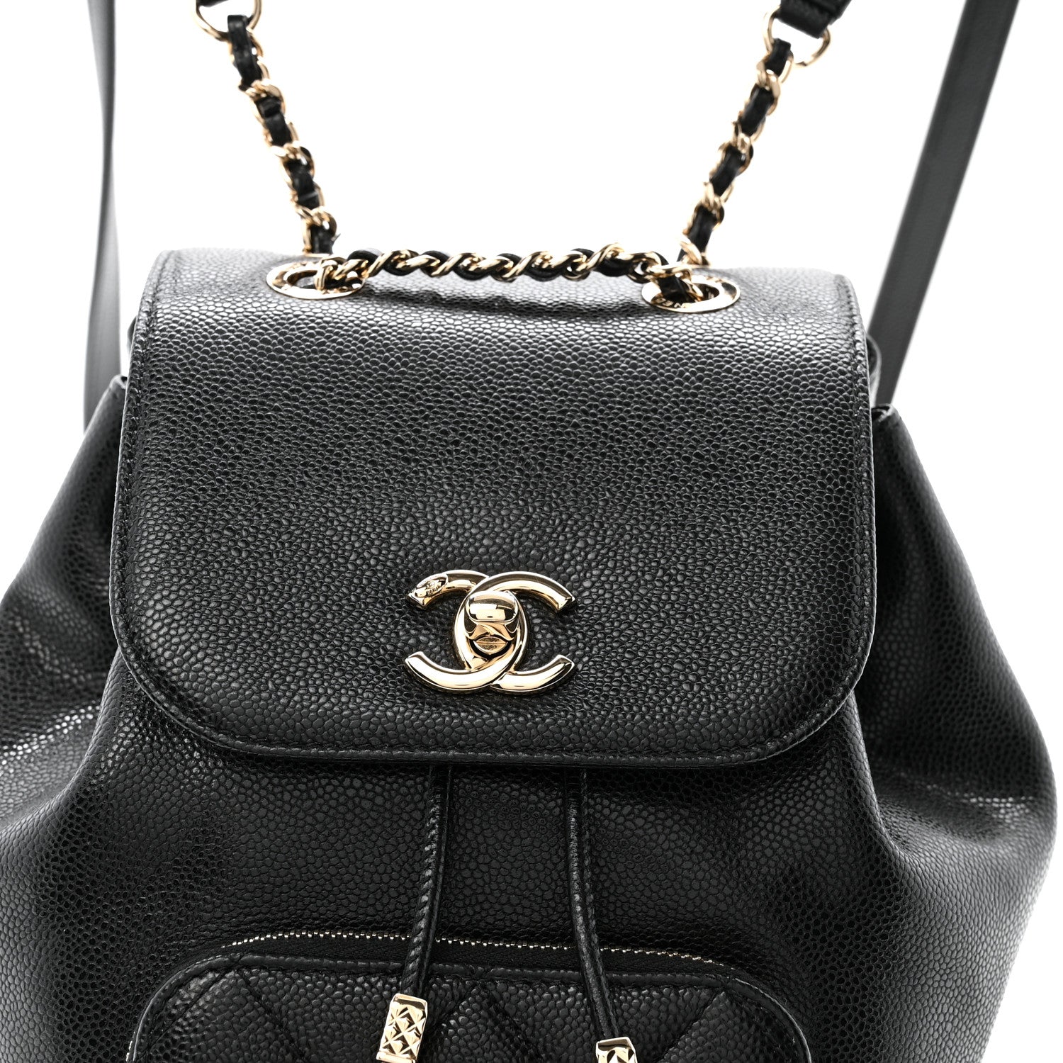 Chanel Caviar Quilted Mini Business Affinity Backpack Black 8 of 11