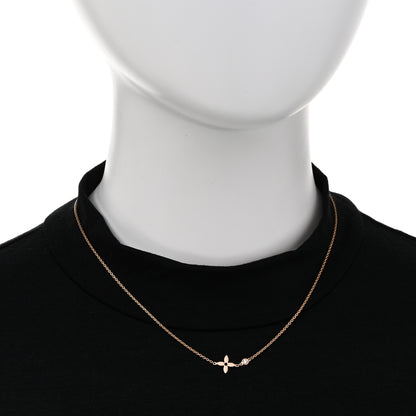 Louis Vuitton 18K Pink Gold Diamond Idylle Blossom Pendant Necklace 2 of 6