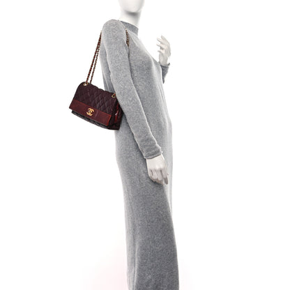 Chanel Calfskin Quilted Medium Soft Elegance Flap Bordeaux 2 of 12