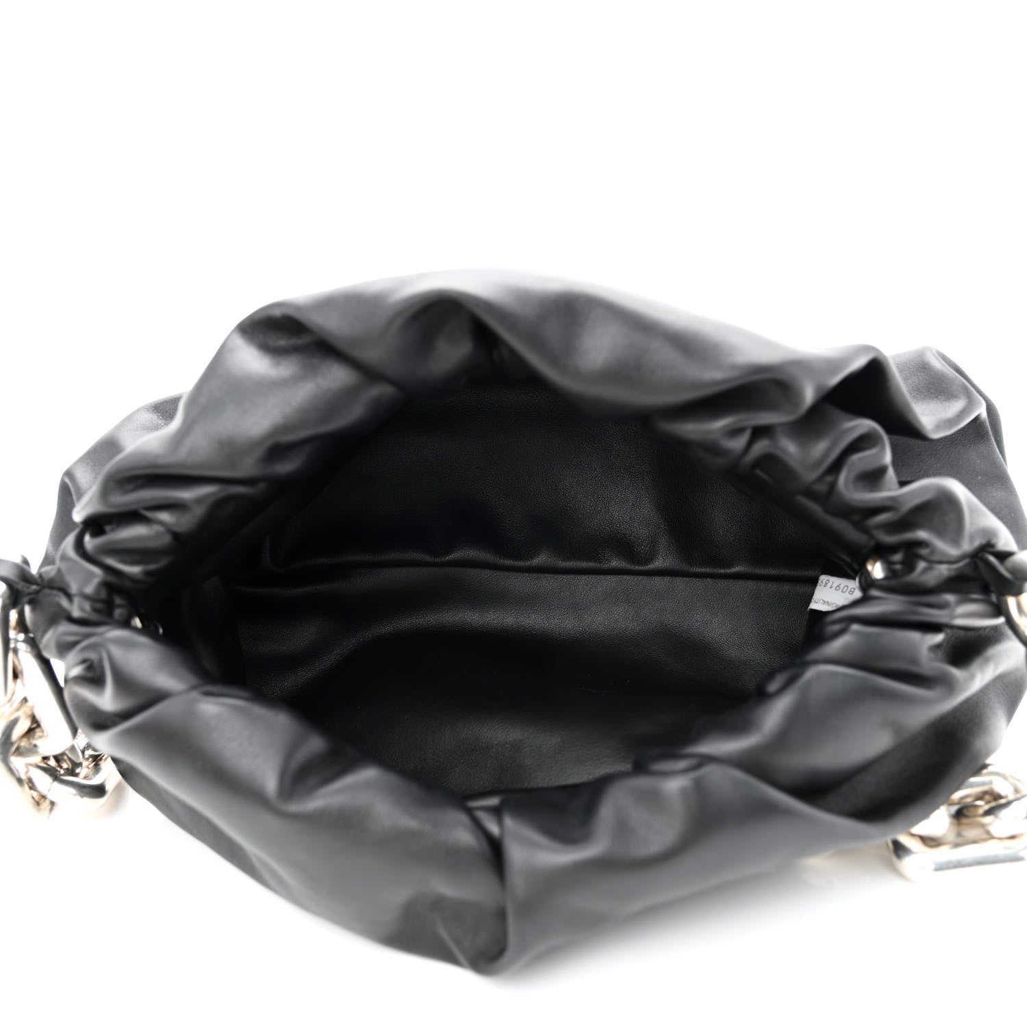 Bottega Veneta Calfskin The Pouch Chain Black 5 of 10