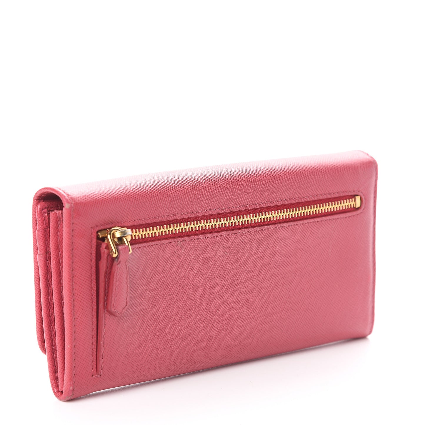 Saffiano Fiocco Bow Continental Wallet Peonia