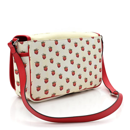 Gucci Coated Canvas Love Parade Kids Strawberry Fairy Messenger Bag Multicolor 3 of 9