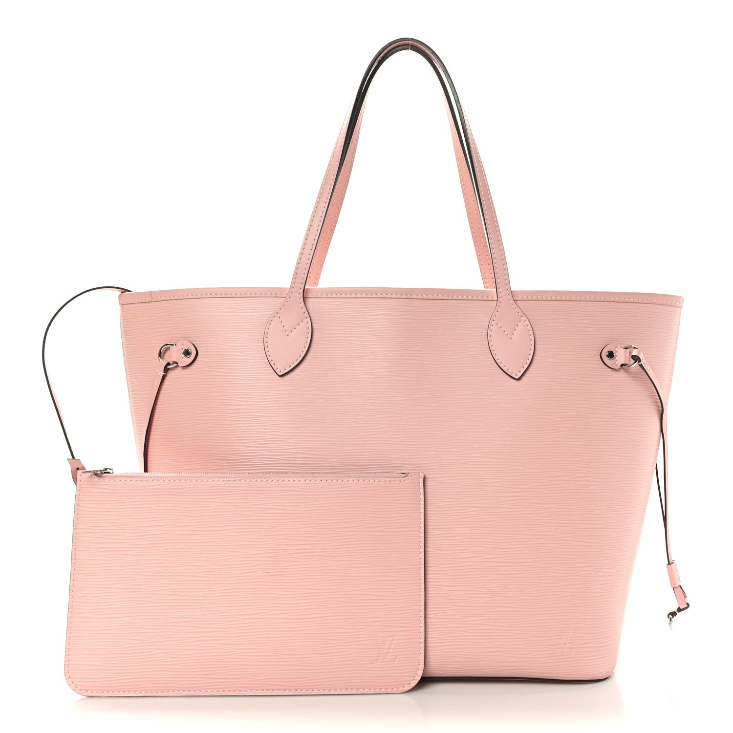 Louis Vuitton Epi Neverfull MM Rose Ballerine 3 of 9
