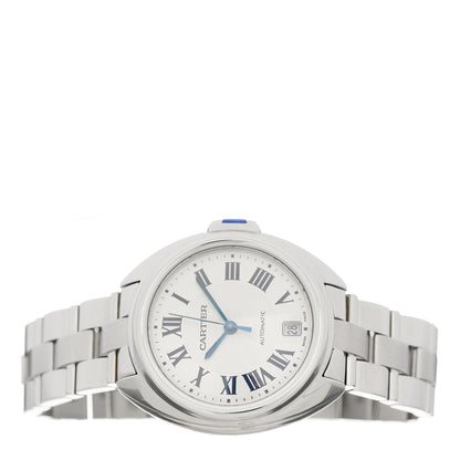 Cartier Stainless Steel 35mm Cle De Cartier Automatic Watch 2 of 4