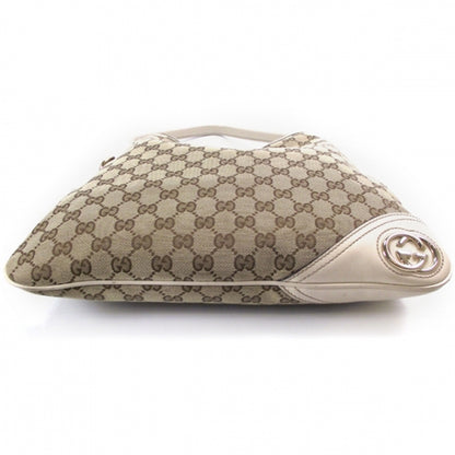 Gucci Monogram Medium New Britt Hobo Off White 4 of 10