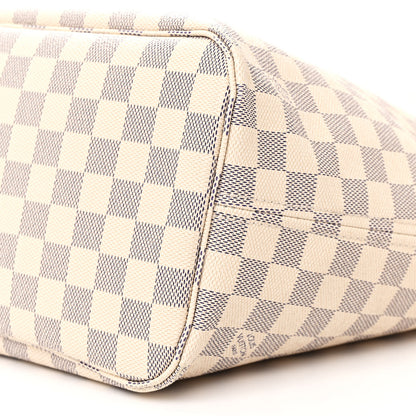 Louis Vuitton Damier Azur Neo Neverfull MM Rose Ballerine 12 of 14