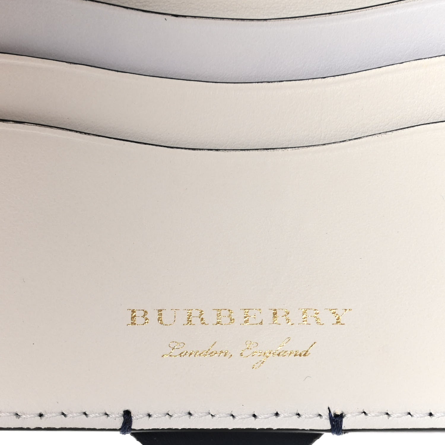 Burberry Calfskin Harlow Bifold Wallet Indigo 6 of 7