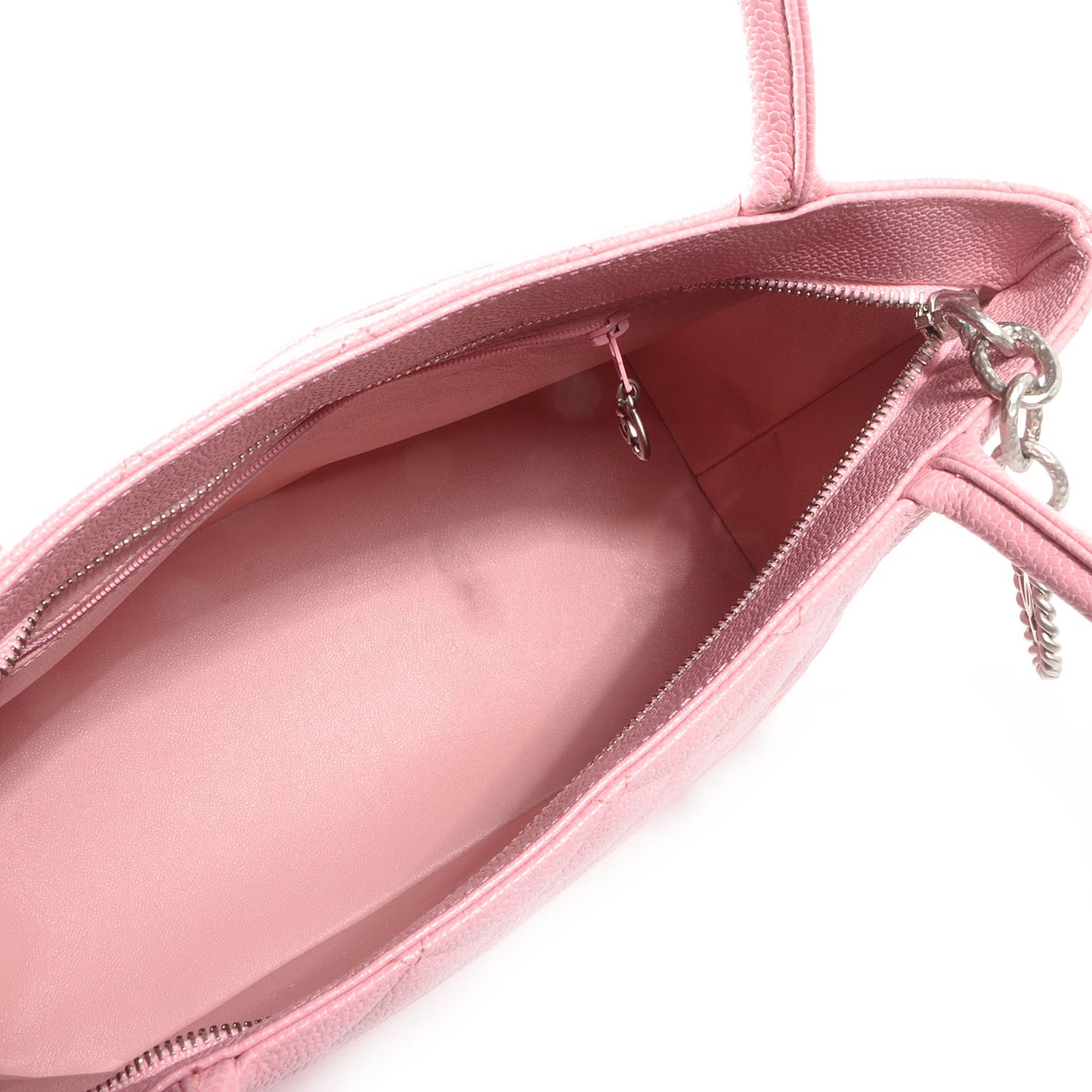 Caviar Medallion CC Tote Light Pink