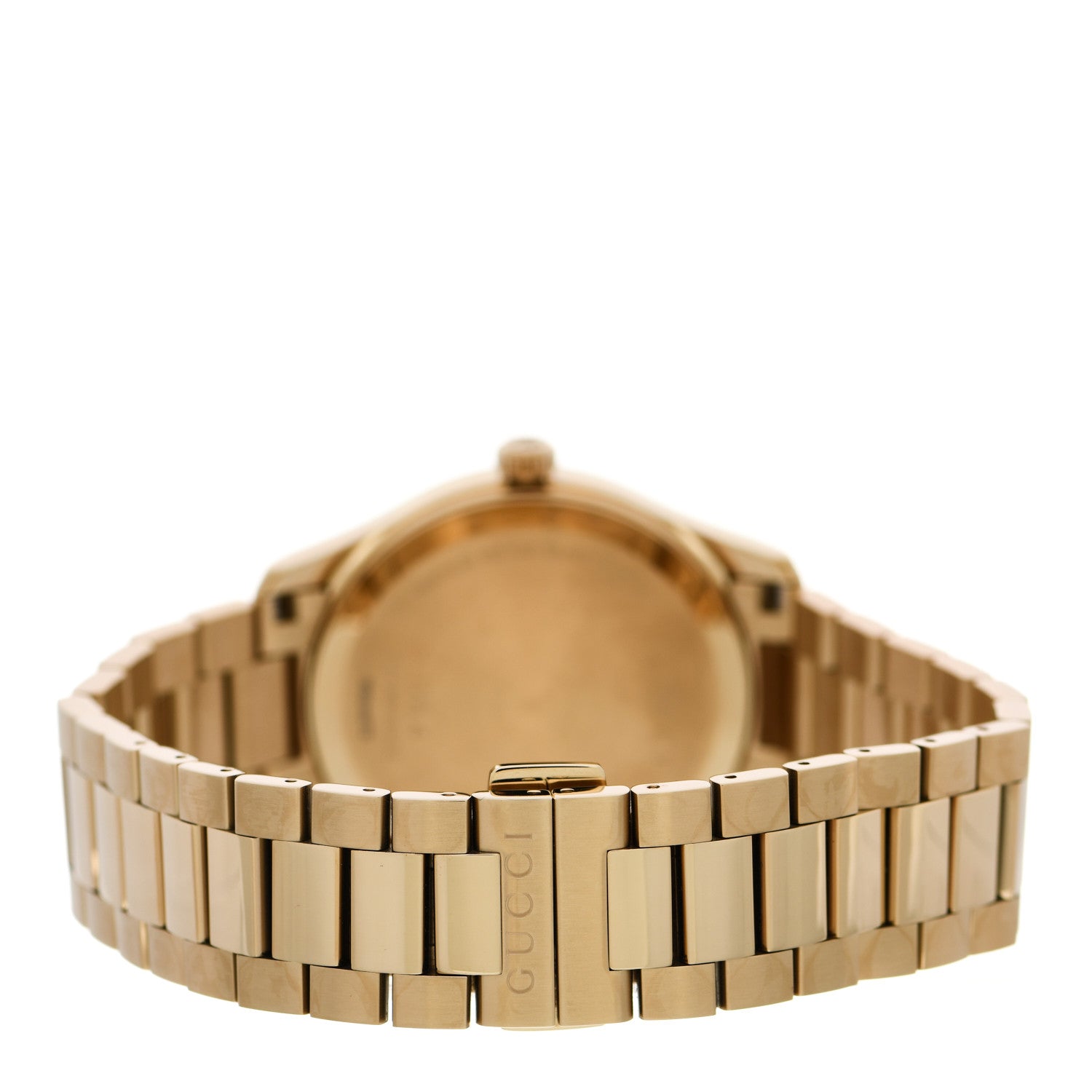 Gucci Stainless Steel 38mm G-Timeless Diamante Quartz Watch Gold 3 of 6