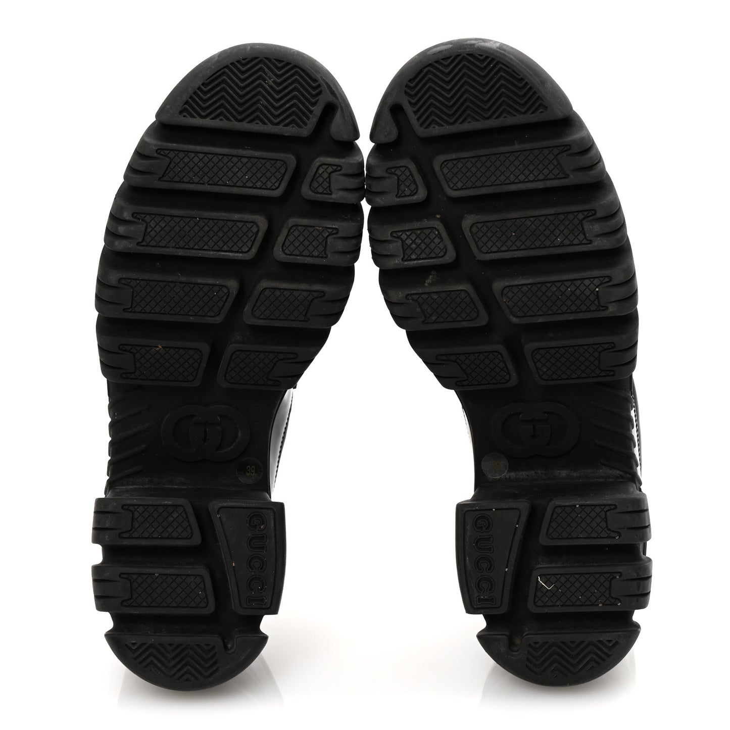 Magnum Calfskin Nappa Samoa Womens Horsebit Platform Chunky Lug Sole 40mm Loafers 39 Black