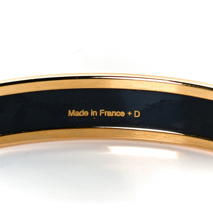Hermes Enamel Printed Narrow Faubourg Rainbow Bracelet 70 Au Paradis 4 of 5