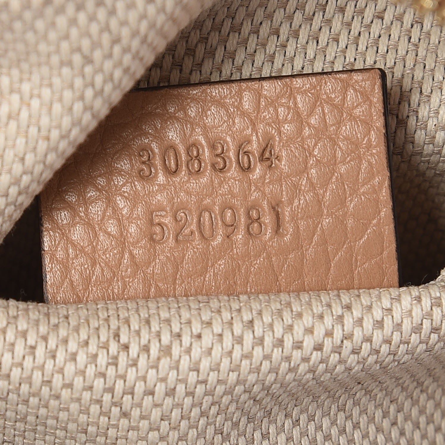 Gucci Pebbled Calfskin Small Soho Disco Bag Camelia 7 of 8