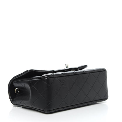 Chanel Lambskin Quilted Mini Rectangular Flap Black 4 of 10