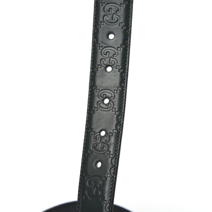 Gucci Guccissima Signature 30mm Belt 105 42 Verde 4 of 5