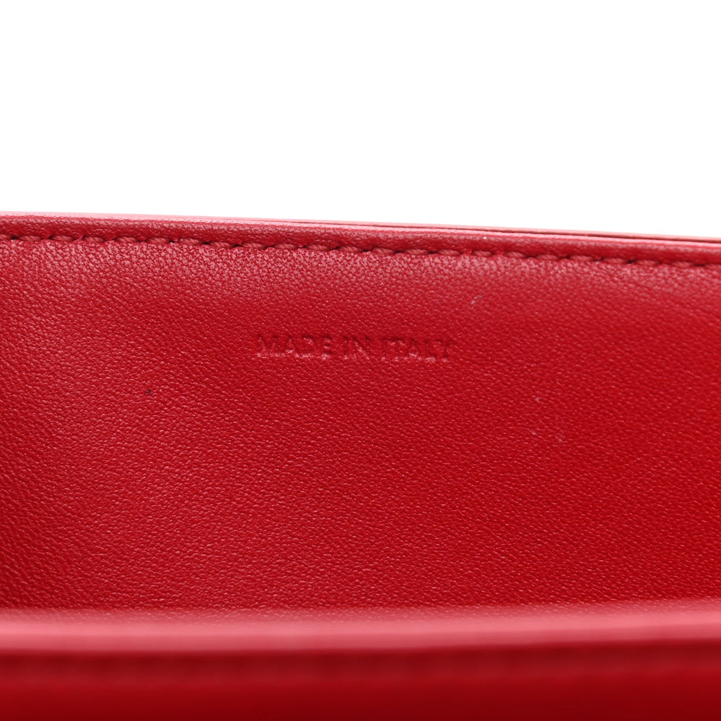 Shiny Calfskin Teen Triomphe Red