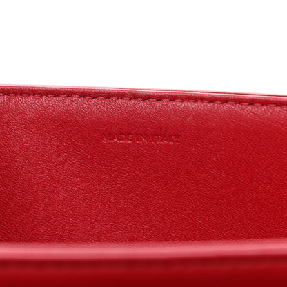 Celine Shiny Calfskin Teen Triomphe Red 7 of 13