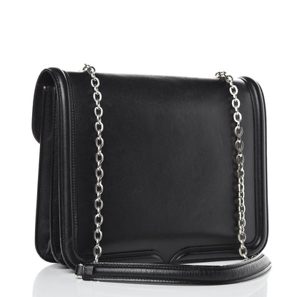Alexander McQueen Calfskin Heroine Chain Satchel Black 3 of 18