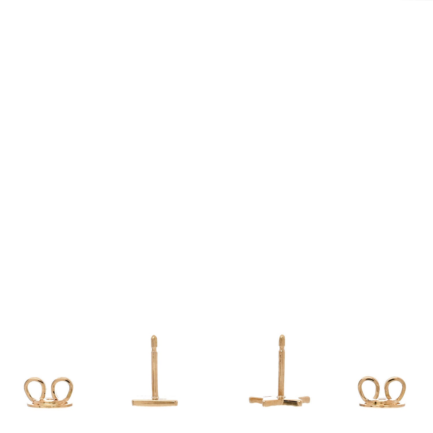 Gucci 18K Yellow Gold Icon Square Star Earrings 3 of 5