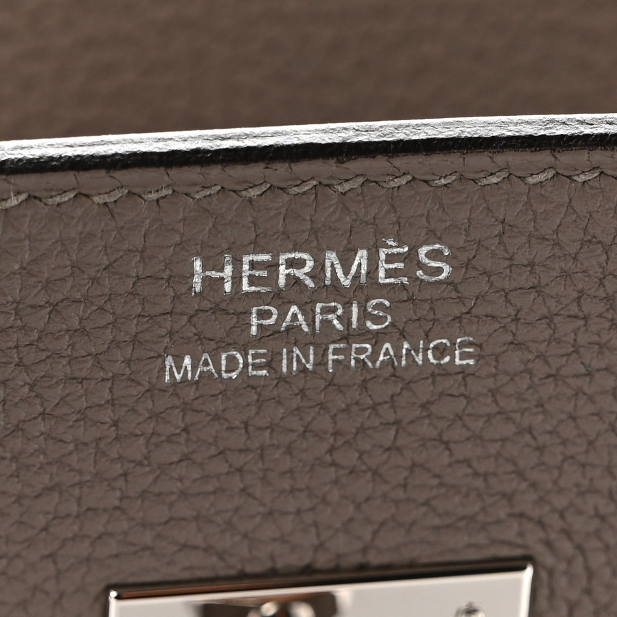 Togo Birkin 35 Gris Asphalte