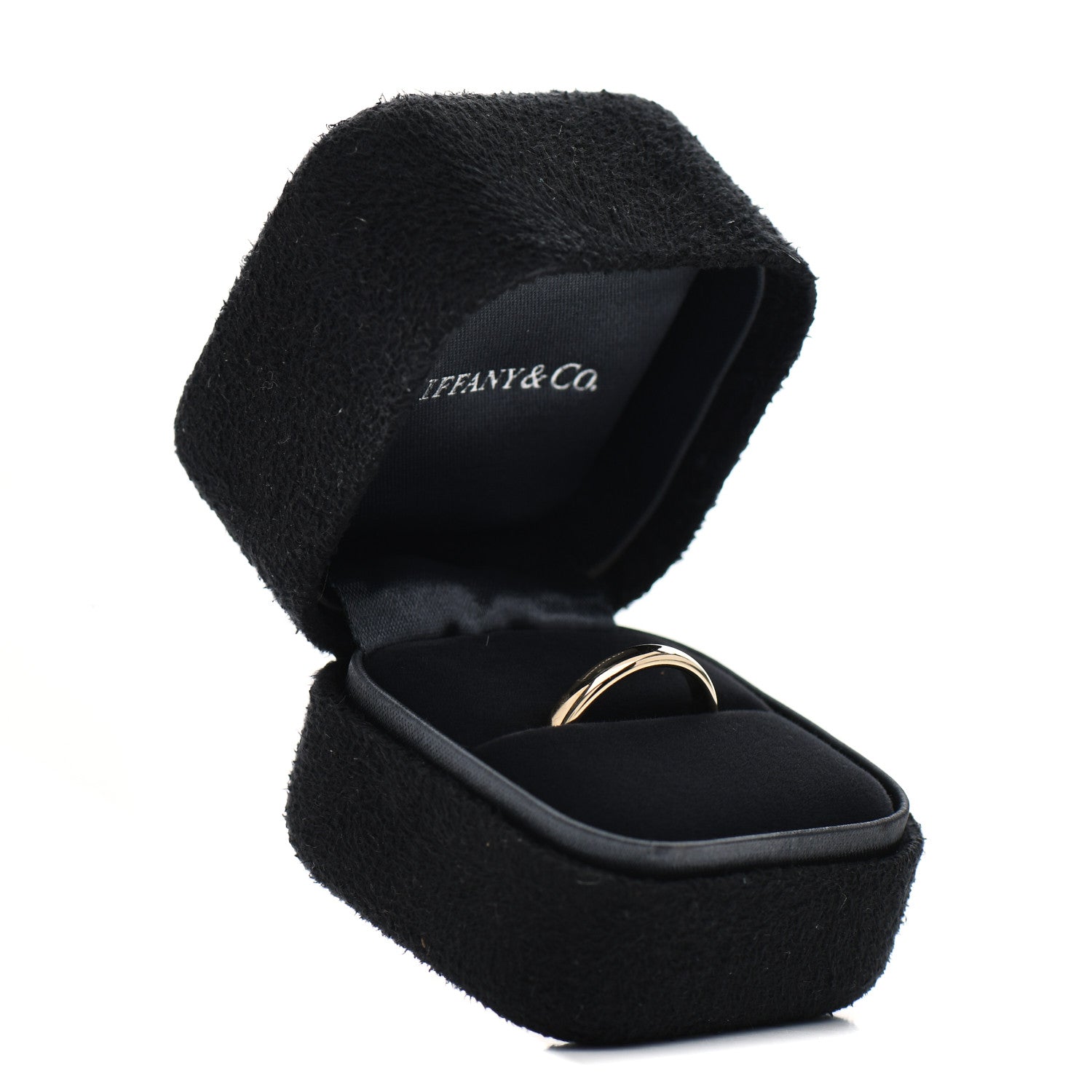 Tiffany 18K Yellow Gold 3mm Classic Wedding Band Ring 60 9.25 5 of 5