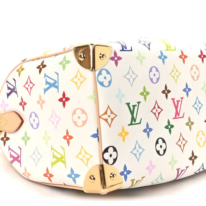 Louis Vuitton LV X TM Monogram Multicolor Speedy Bandouliere 25 White 4 of 9