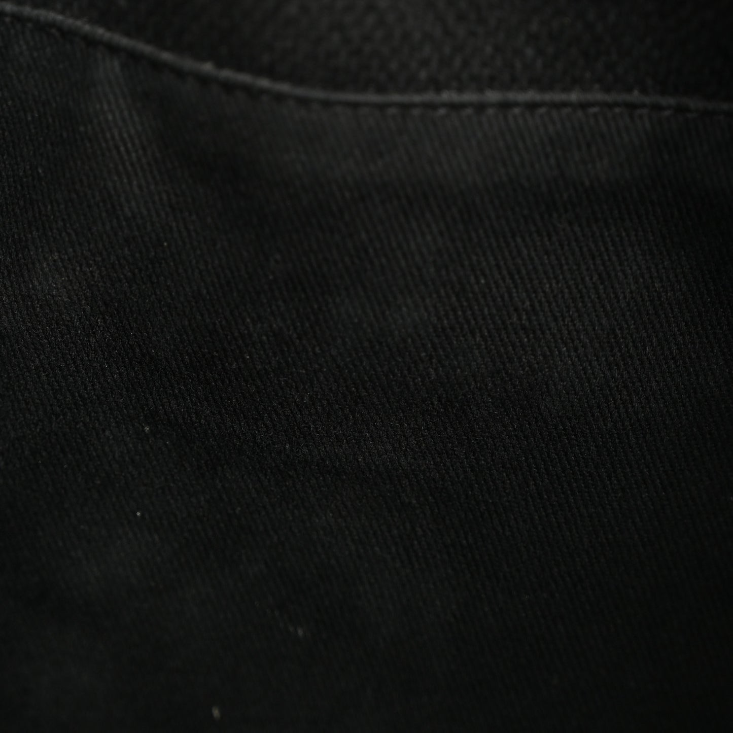 Canvas Deauville Drawstring Bucket Bag Black