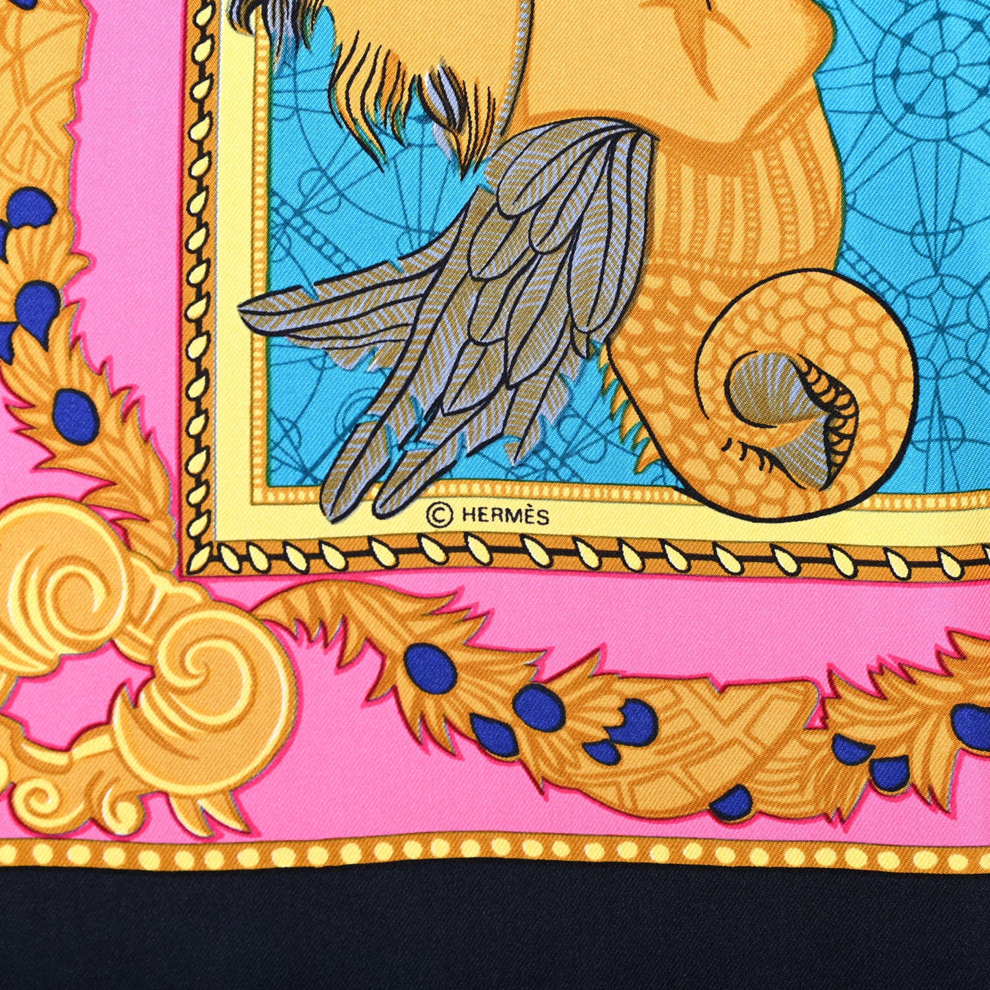Silk Les Bissone De Venise Scarf 90