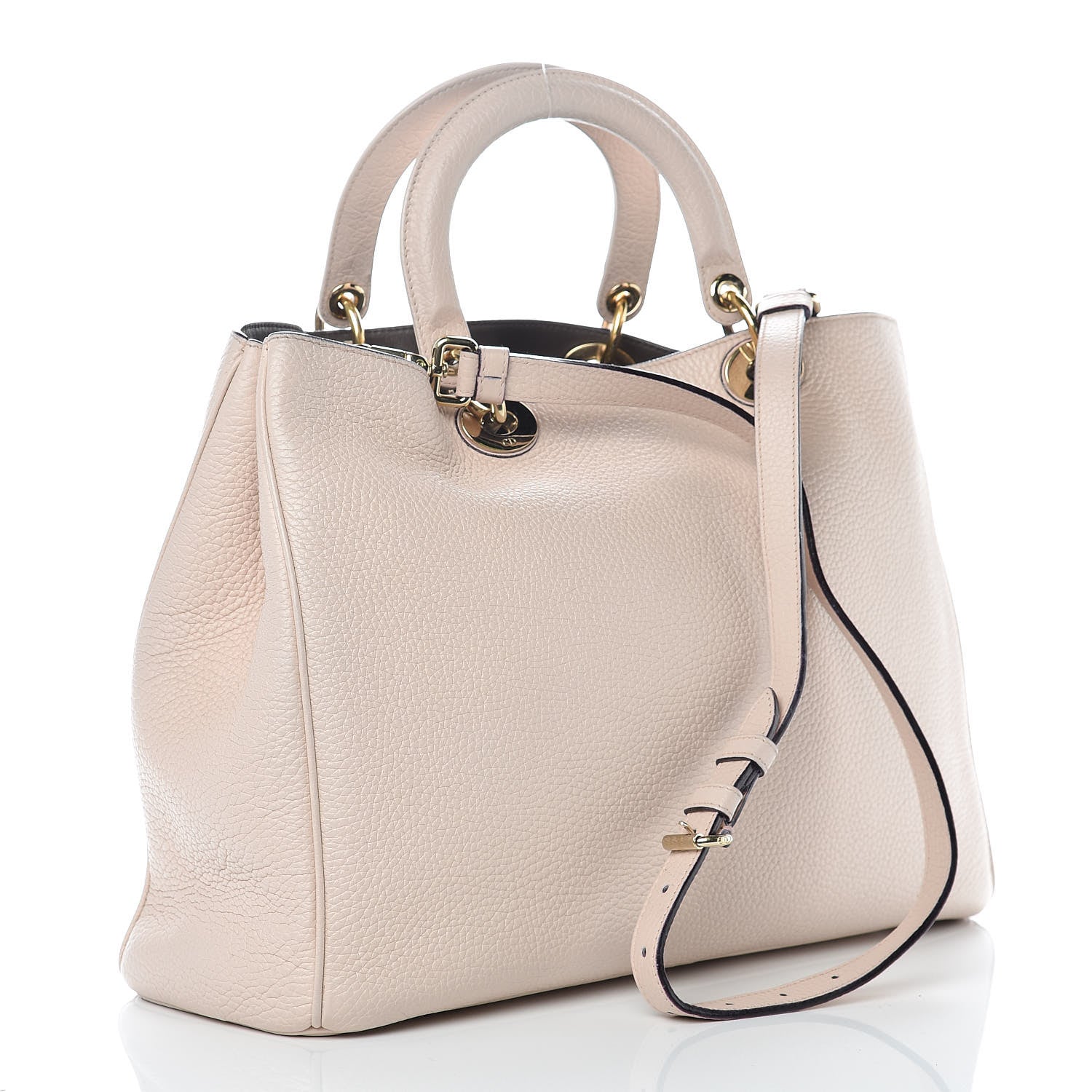 Christian Dior Bullcalf Large Diorissimo Tote Rose Poudre 5 of 22