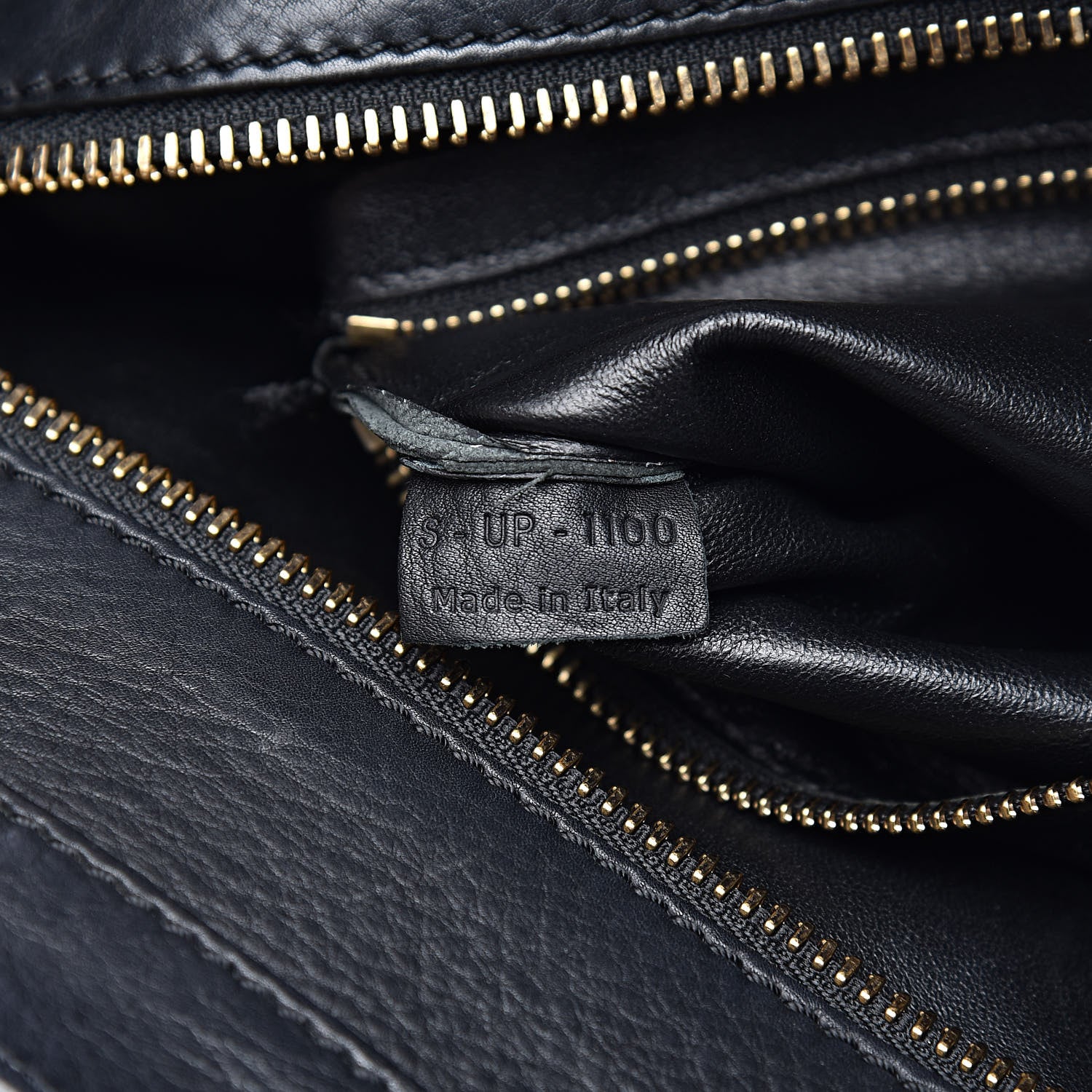 Celine Drummed Calfskin Mini Luggage Black 6 of 11