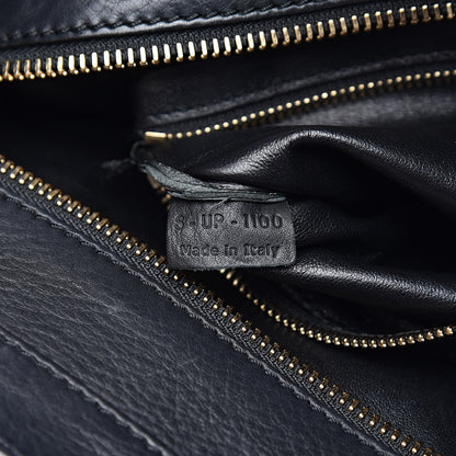 Celine Drummed Calfskin Mini Luggage Black 6 of 11