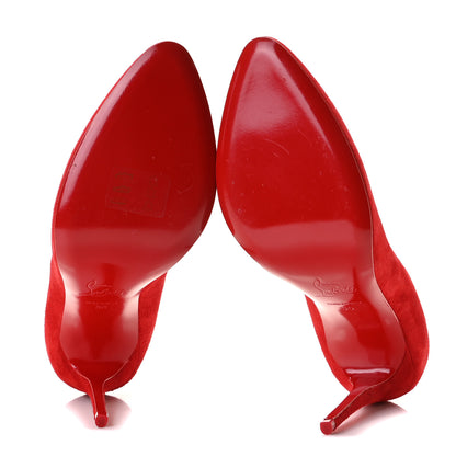Christian Louboutin Veau Velours Eloise 100 Pumps 36 Loubi 5 of 10