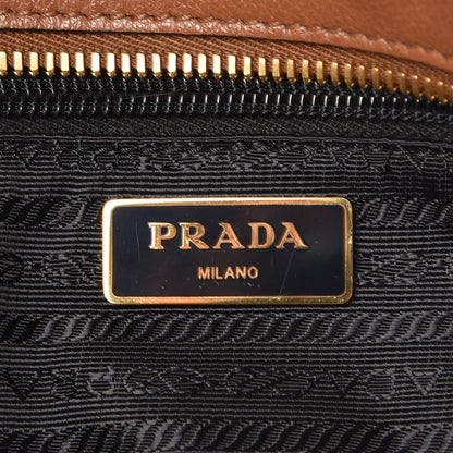 Prada Soft Calf Shopping Tote Cannella 8 of 10