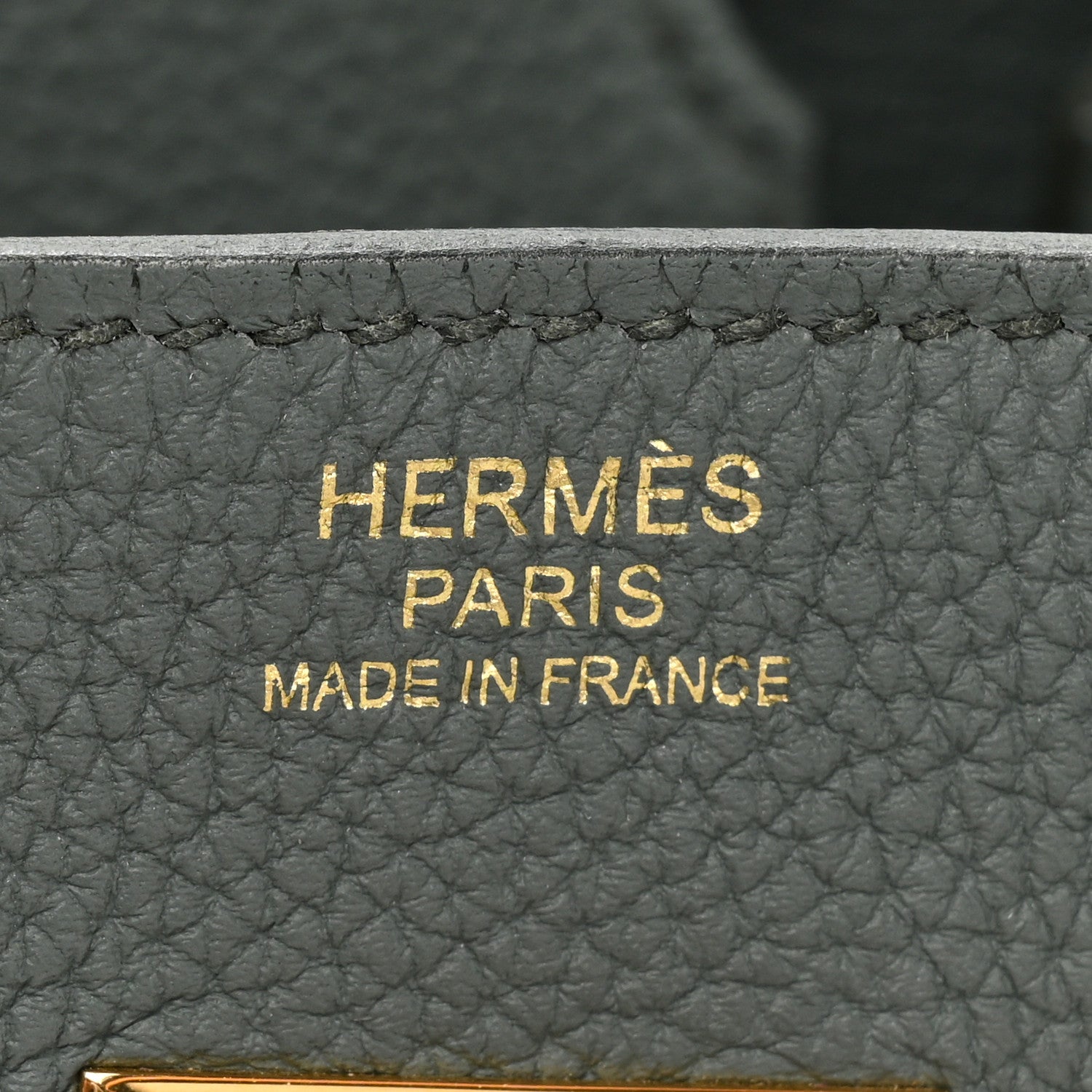 Hermes Togo BIRKIN 30 Vert Amande 6 of 12