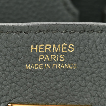 Hermes Togo BIRKIN 30 Vert Amande 6 of 12