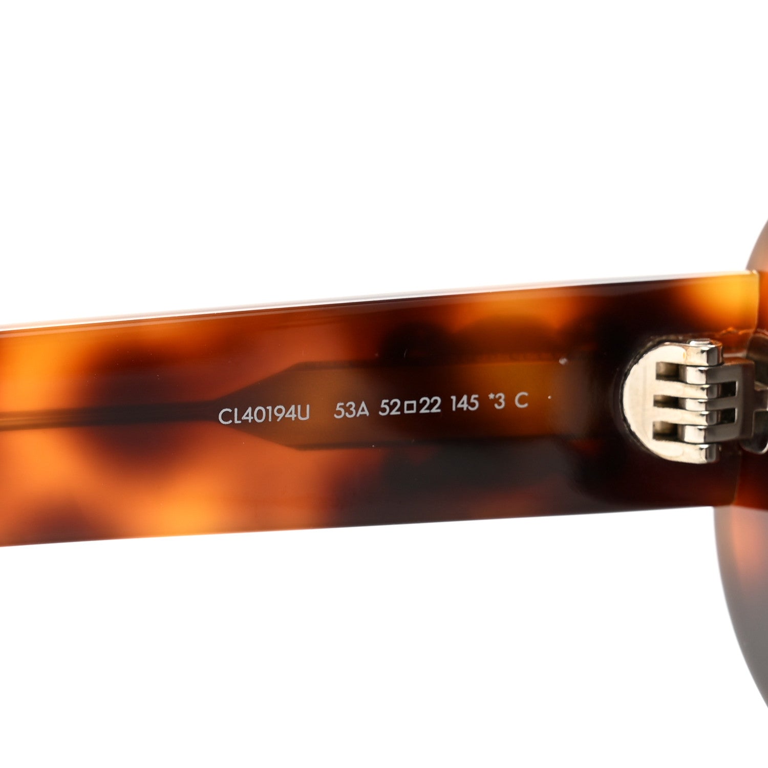 Celine Acetate Triomphe 01 Sunglasses CL 40194U Tortoise 6 of 7