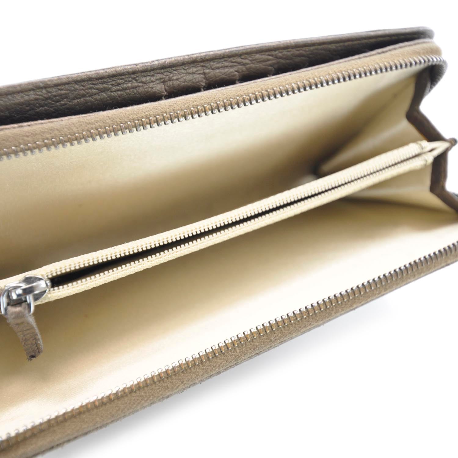 Chanel Leather Luxe Ligne Wallet Bronze 5 of 8