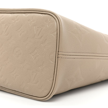 Louis Vuitton Empreinte Monogram Giant Neverfull MM Tourterelle 7 of 7