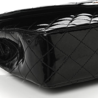 Chanel Patent Quilted Medium Double Flap Black 9 of 18