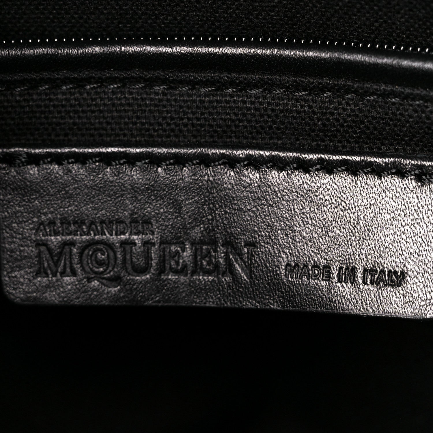 Alexander McQueen Velvet Shopper Tote Black 6 of 12