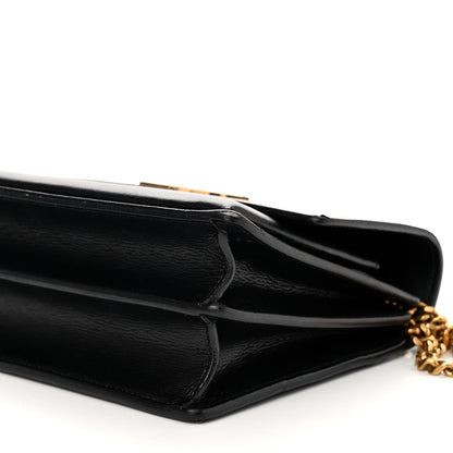 Saint Laurent Calfskin Medium Monogram Sunset Black 12 of 16