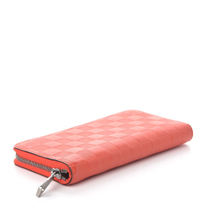 Louis Vuitton Damier Infini Zippy Vertical Wallet Magma 4 of 7