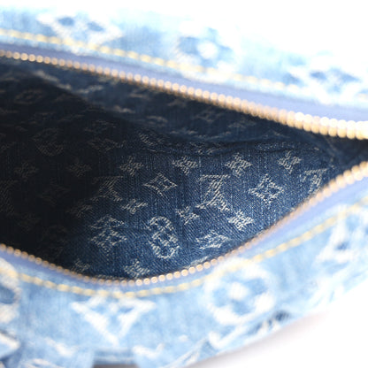 Louis Vuitton Monogram Denim Pochette Valley Blue 5 of 10