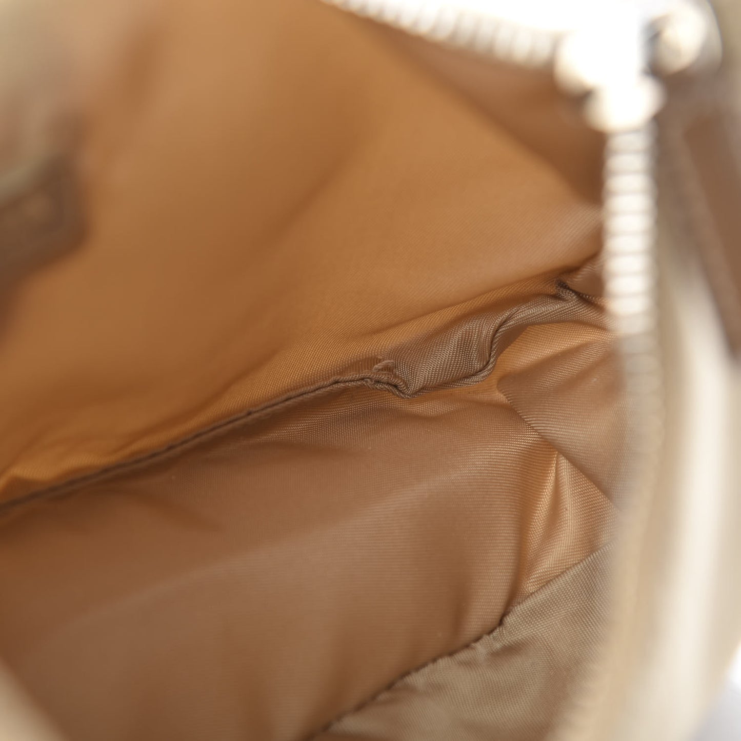Tessuto Nylon Sport Shoulder Bag Sabbia